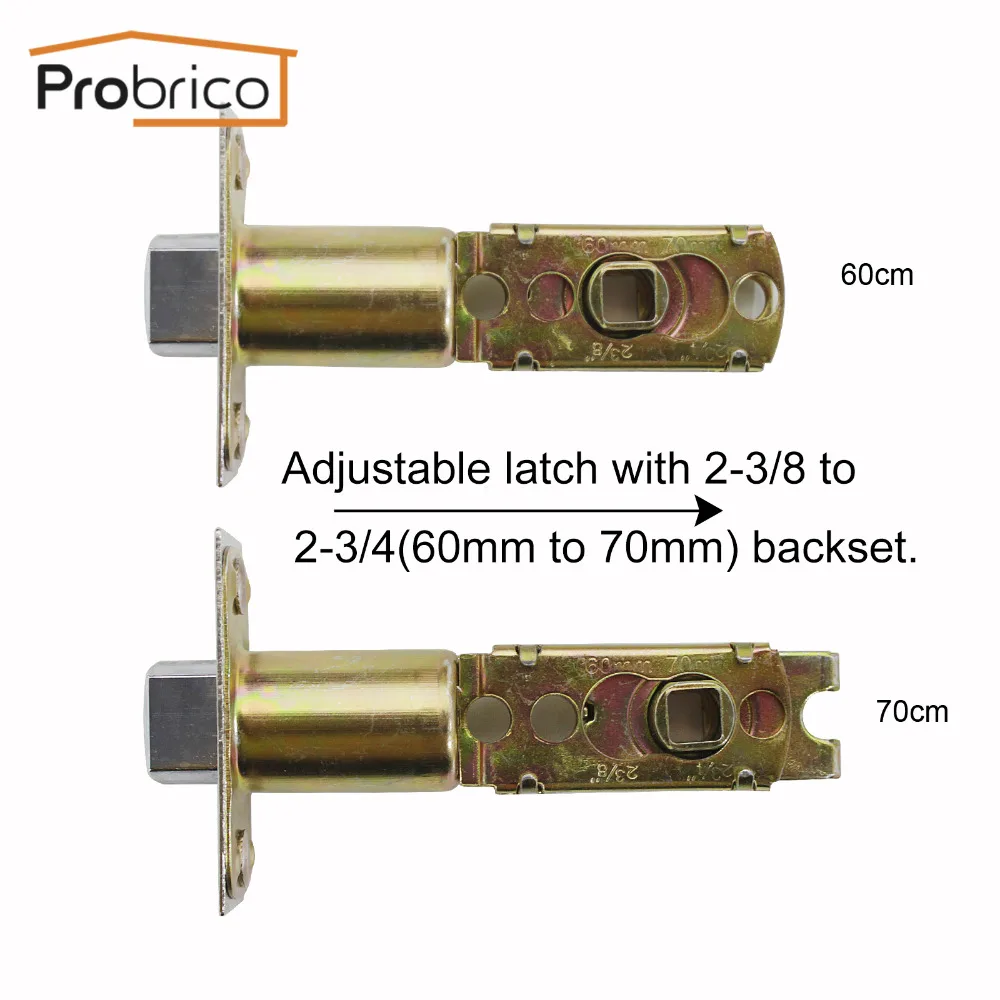 Probrico Межкомнатная дверная ручка дверной замок для спальни Передний Задний рычаг