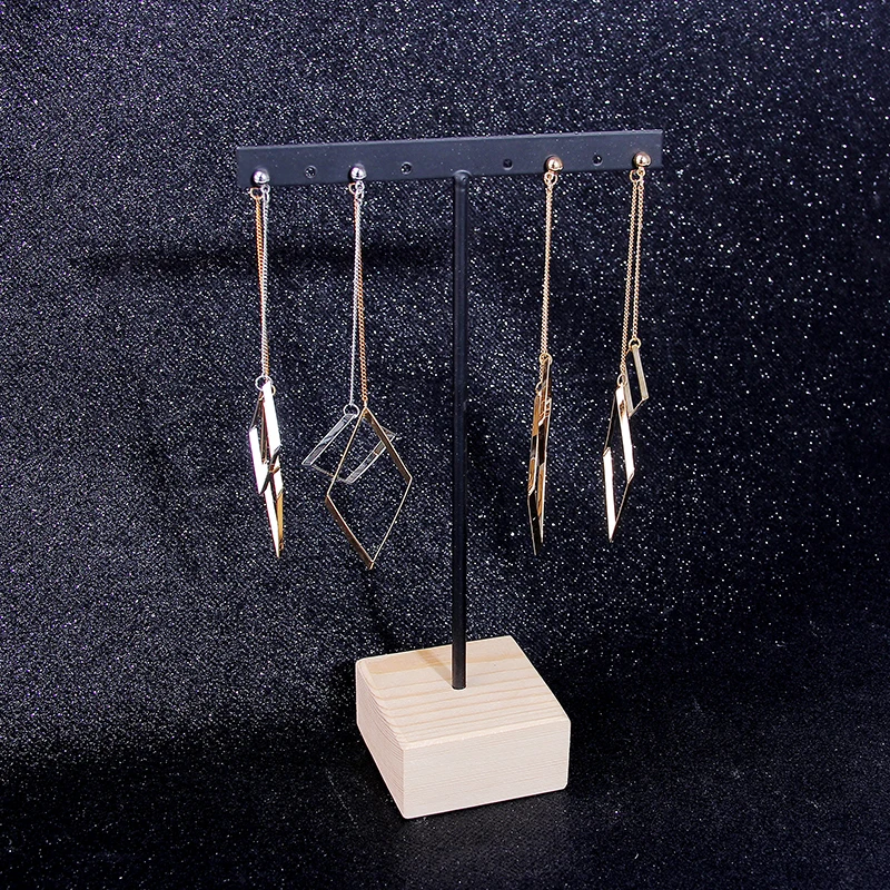 Набор из 3 предметов Сережки для сережки цельного дерева металлические