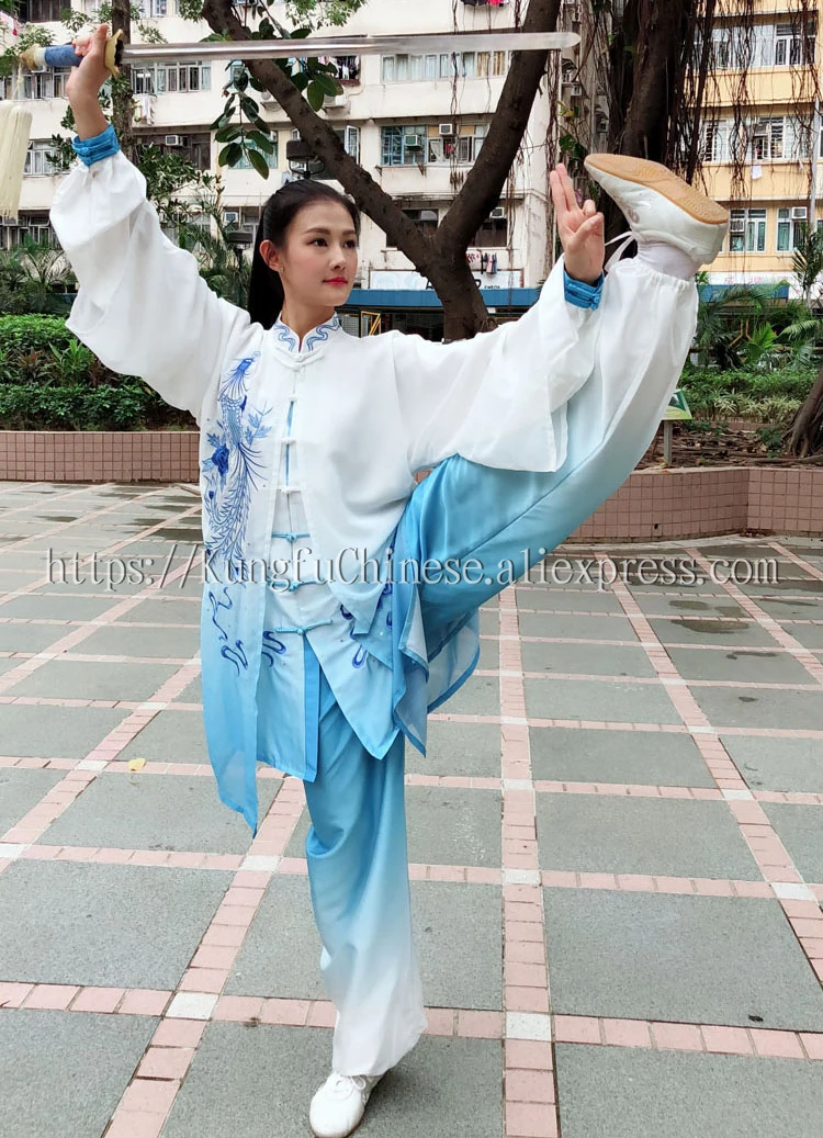 Распродажа китайская одежда Tai chi женский костюм для представлений кунг фу женщин