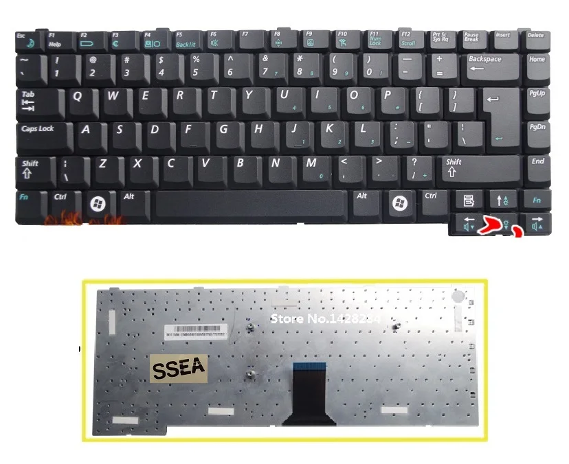 

SSEA New Laptop UI Keyboard English For Samsung X20 X25 X30 Keyboard