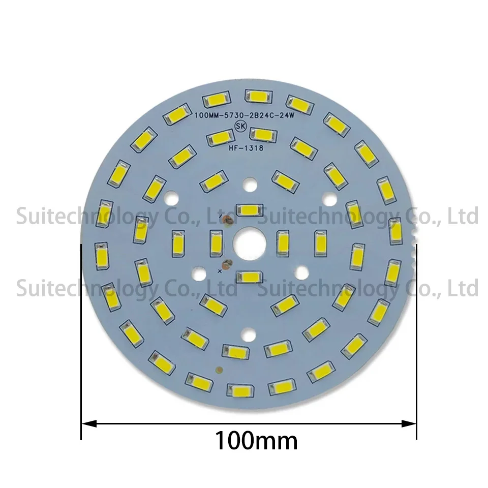 Светодиодный круглый светильник SMD 5730 24 Вт светодиодный потолочный