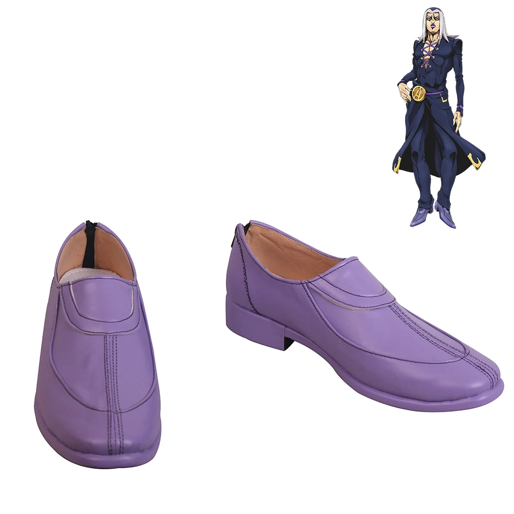 

JoJo's Bizarre Adventure Golden Wind Leone Abbacchio Cosplay Shoes Men Boots Ver 1