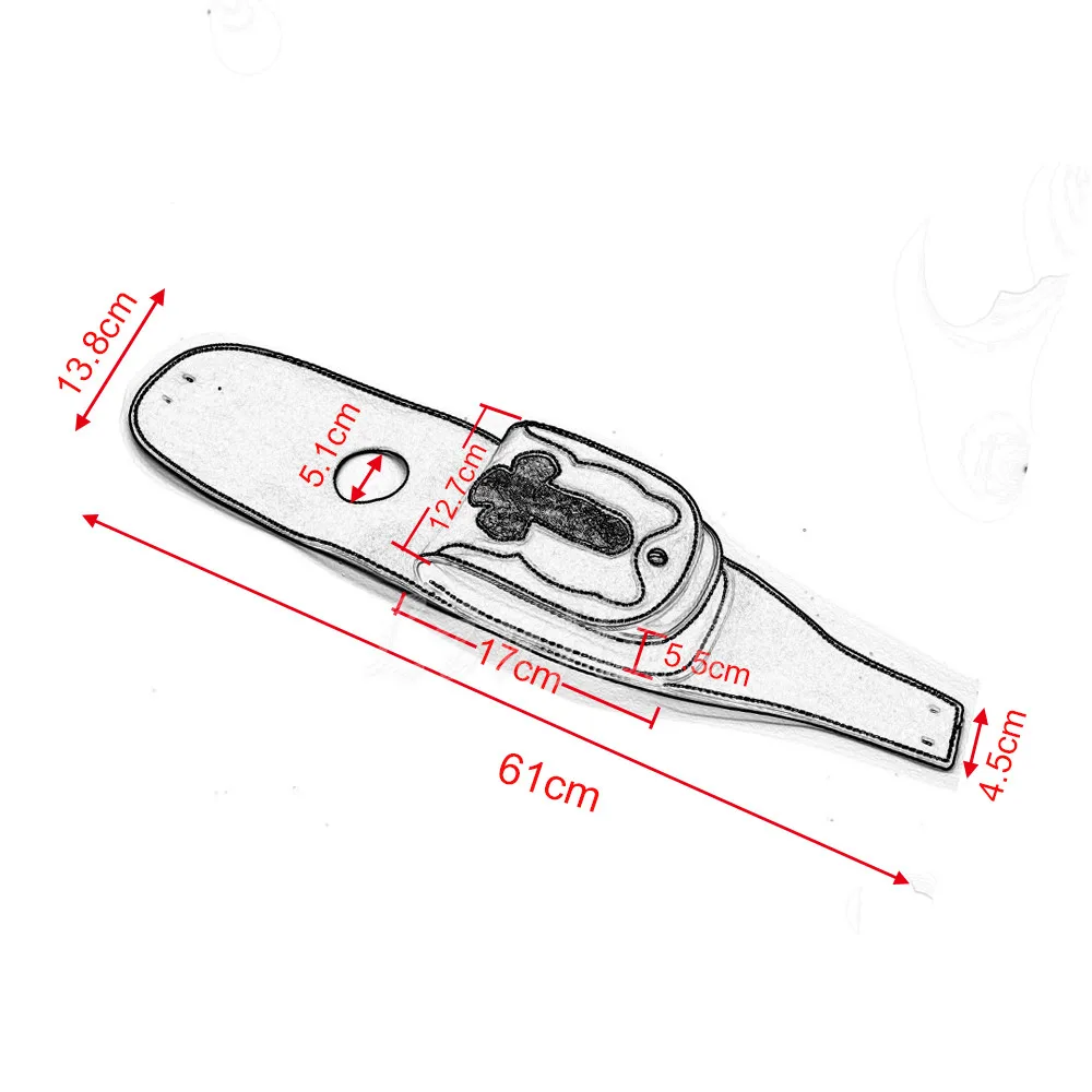 Мотоциклетная Черная синтетическая кожа крышка бака панель сумка для Harley Sportster 883