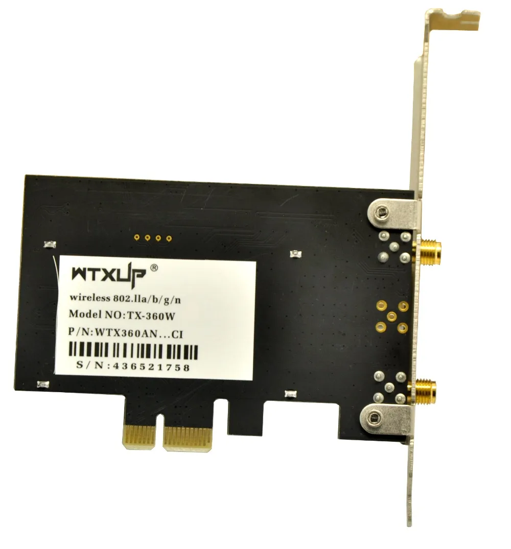 WTXUP AR5B22 двухдиапазонный 300 Мбит/с беспроводной PCI-E WiFi адаптер с Bluetooth 4 0 BT для Atheros PCI