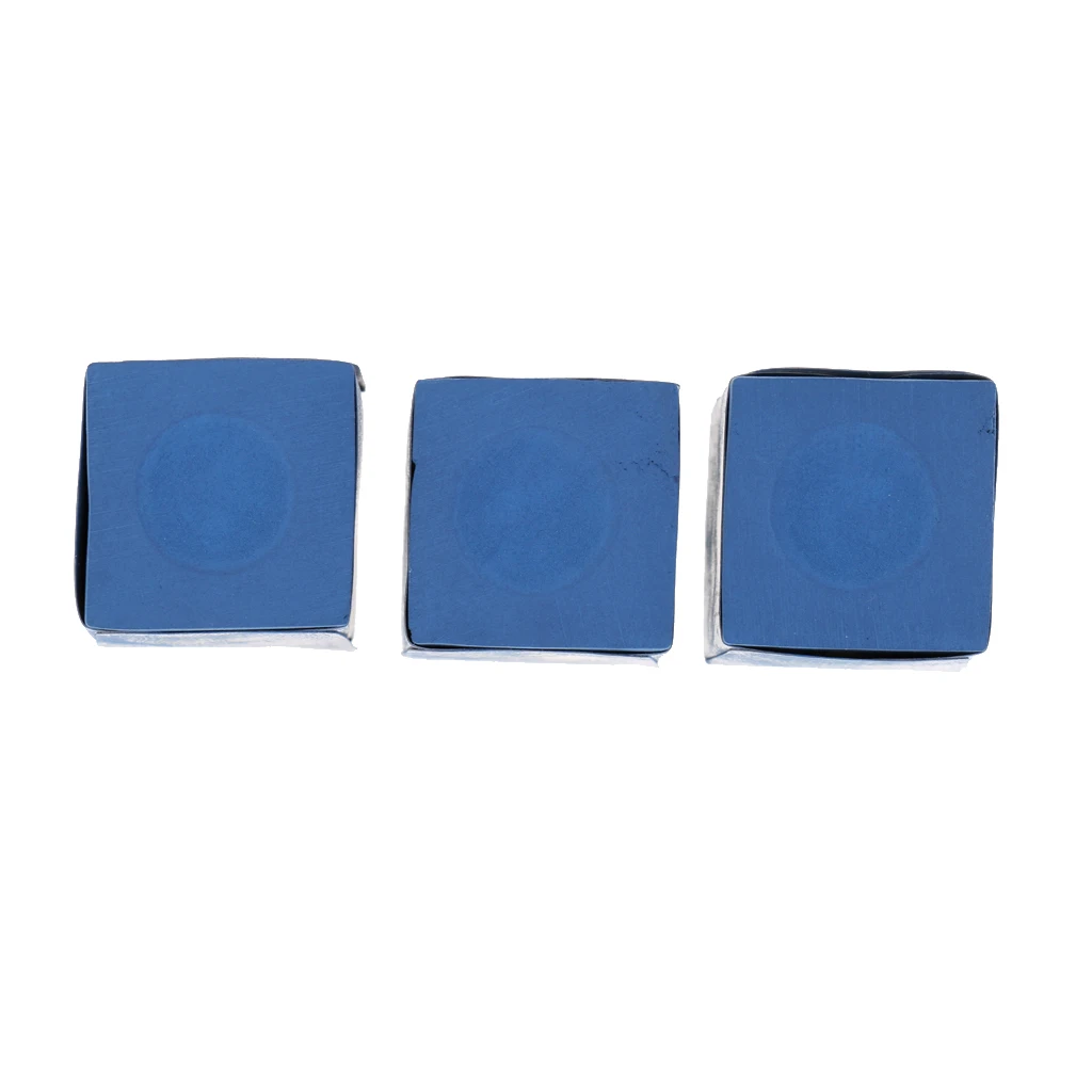 98x Профессиональный Cue Tip Мел для бильярда бильярдные халки зеленый/синий игрока