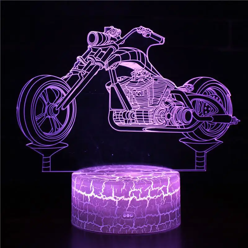 Креативные цветные настольные лампы с Usb разъемом для гостиной 3d светодиодные