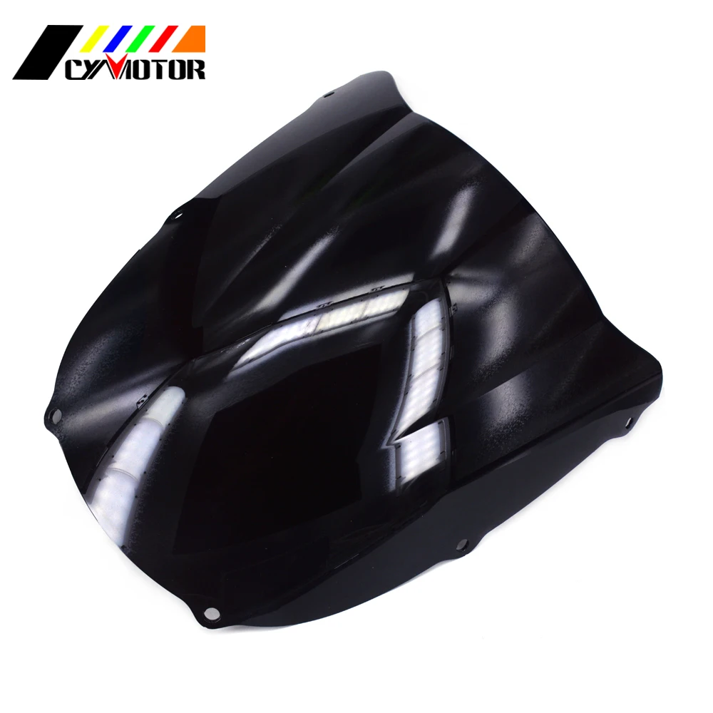 Motorcycle Black Windshield Fairing Windscreen For KAWASAKI ZX6R ZX-6R ZX636 1998 1999 98 99 | Автомобили и мотоциклы