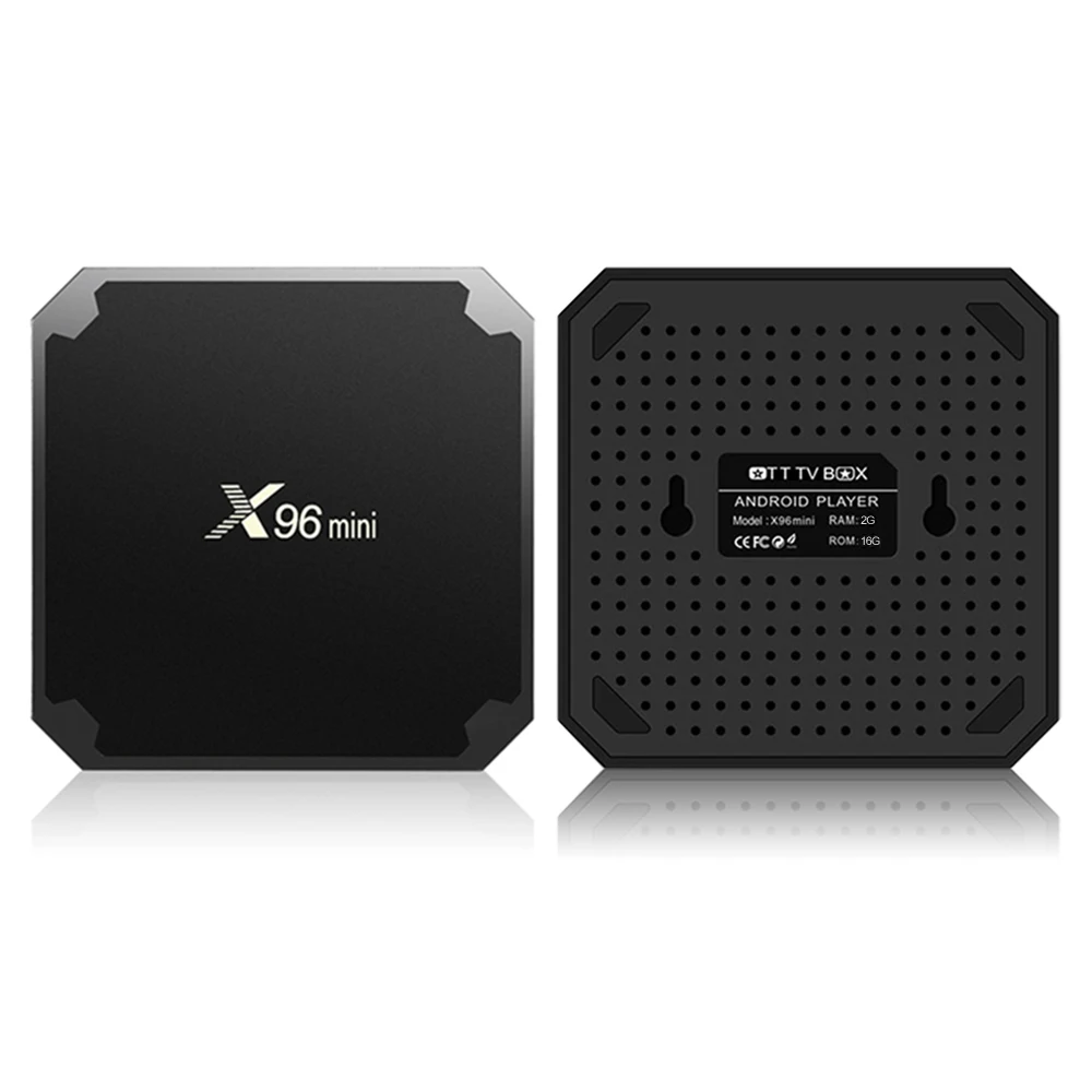 

X96mini Smart Android 7.1.2 ТВ-приставка DLNA WiFi LAN HD 16 Гб медиаплеер EU Plug/Amlogic S905W четырехъядерный H.265 VP9 HDR10 Mini PC