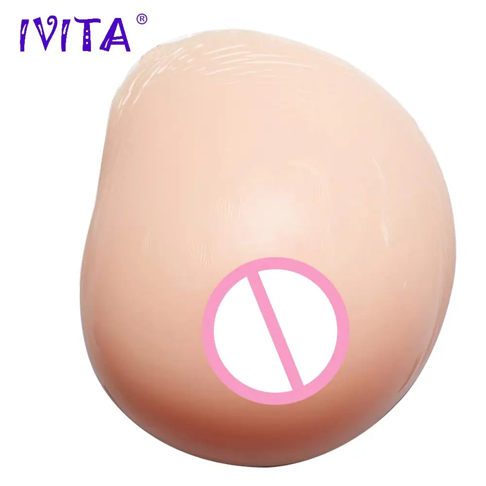 IVITA 2400 г огромный Трансвестит реалистичные силиконовые формы груди для косплея