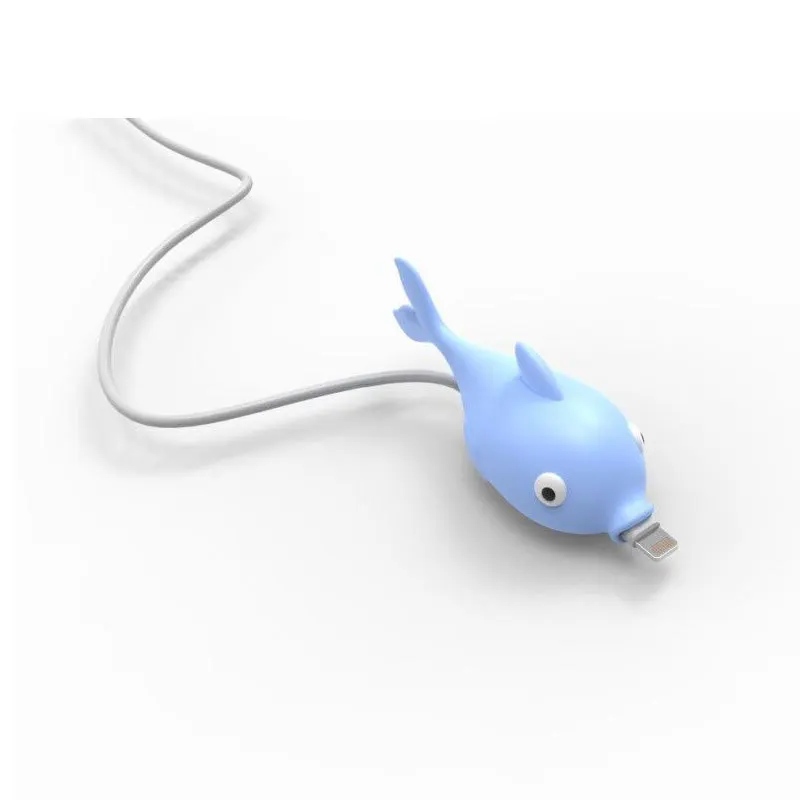 Милая защита для кабеля в виде животного iphone органайзер usb-кабеля держатель
