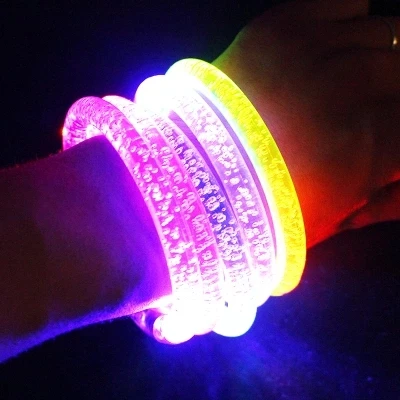 1 шт. многоцветный светодиодный браслет светильник акриловый вечерние на