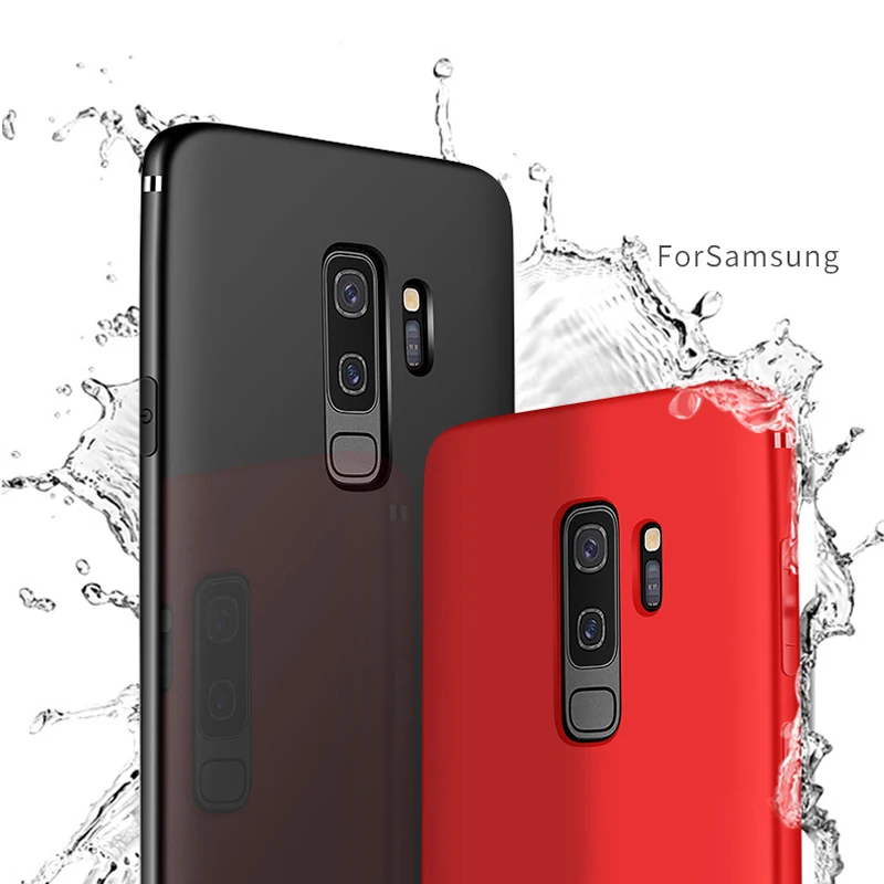 Простой однотонный Ультратонкий чехол для телефона Samsung Galaxy S10 E S8 S9 Plus S6 S7 Edge S9Plus