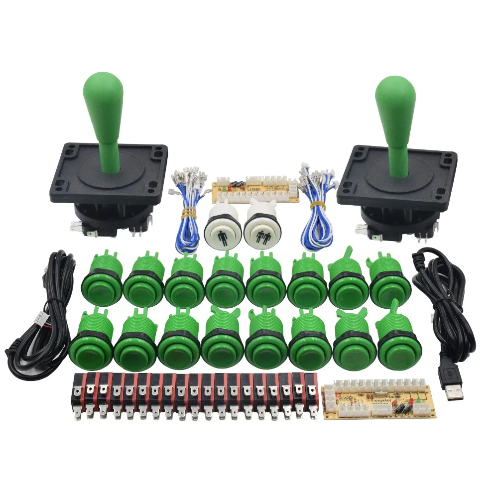 Высокое качество Аркада DIY Kit Zero Delay USB контроллер к ПК Подключение джойстик в