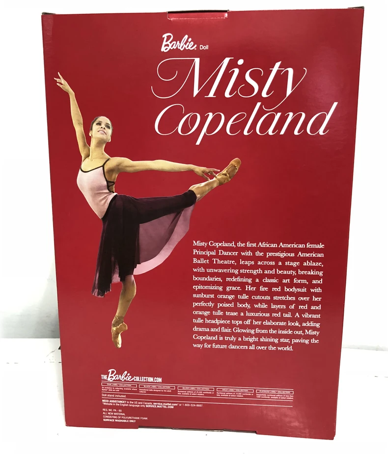 

New Original toys Misty Copeland Colletor Pink Label Action Figure Model Dolls baby doll Birthday Gift for Girl oyuncak juguetes
