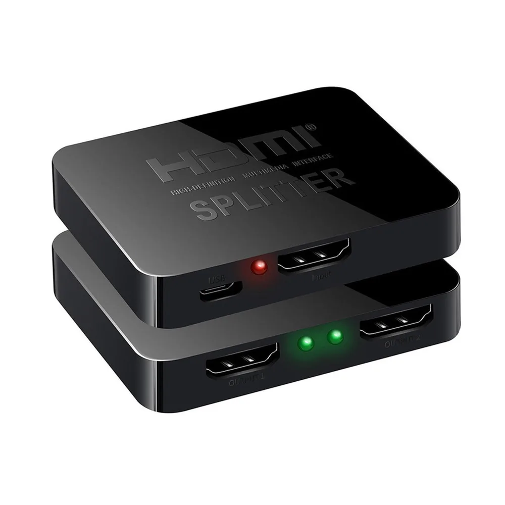 1 вход 2 выхода Ultra HD 4K 3D HDMI сплиттер HDCP 1080P HDTV переключатель усилитель 1x2 UHD двойной
