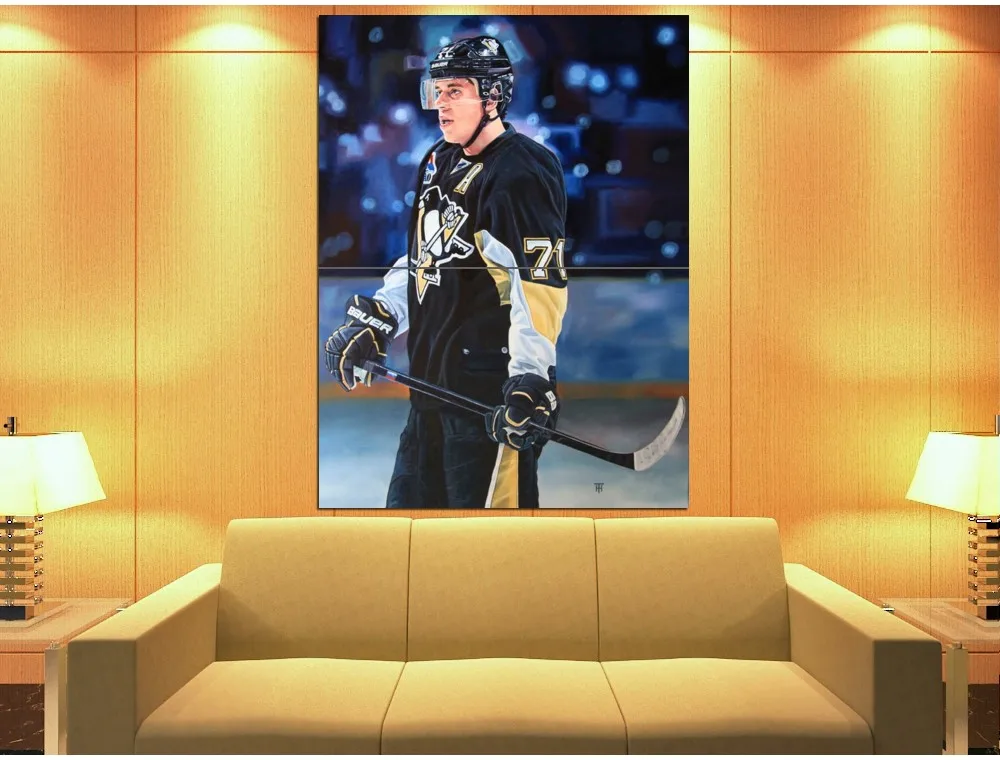 XV0174 Evgeni Malkin Pittsburgh Penguins Painting Hockey HUGE GIANT Print POSTER | Дом и сад