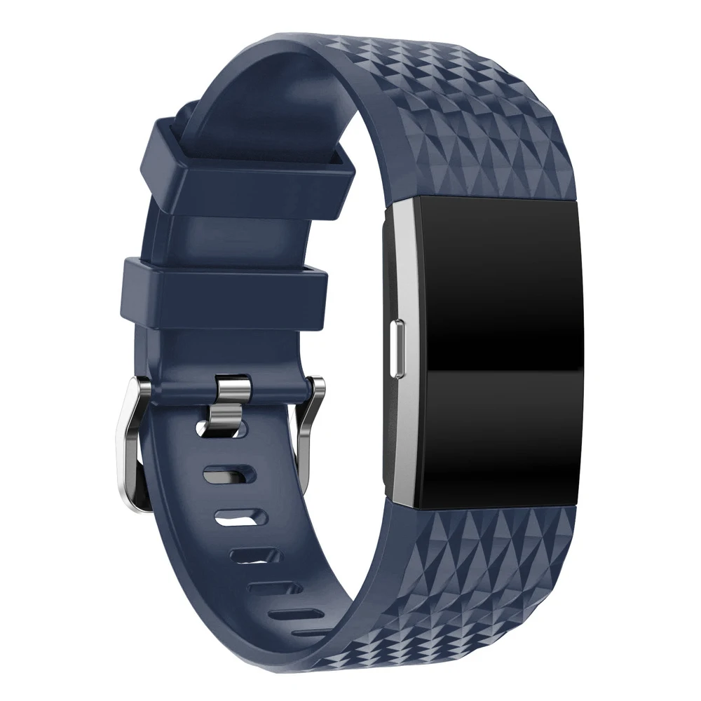 3D Силиконовые Замена ремни для браслета FitBit Charge 2 Смарт часы браслет для браслета FitBit Charge 2 ремешок для Fibit