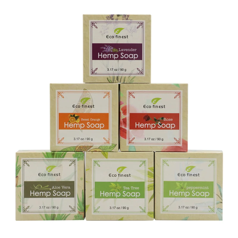 6 шт ручной работы пеньковое масло мыло уход за кожей Восстанавливающий аромат с