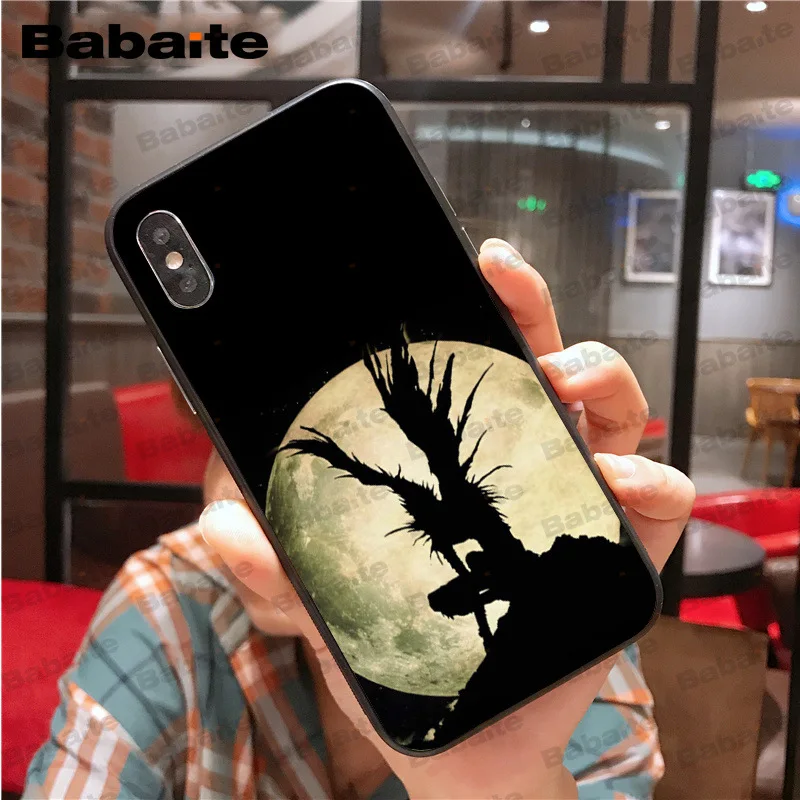 Чехол для iphone 11Pro max с изображением героев мультфильма Death Note роскошный уникальный