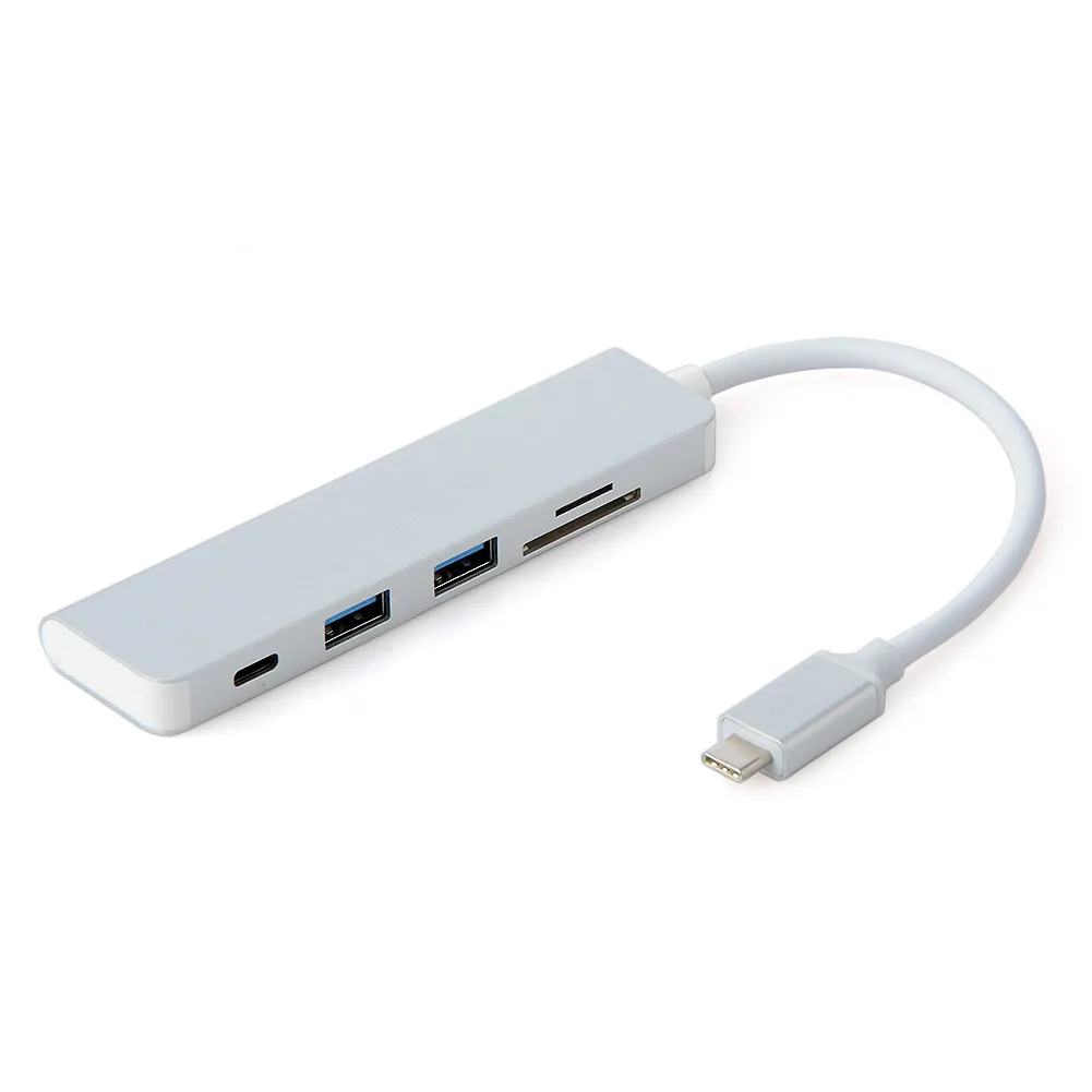 USB 3 0 на 2xusb 3.0 5in1 концентратор адаптер SD TF кардридер для Macbook 5 в 1 C Тип расширитель