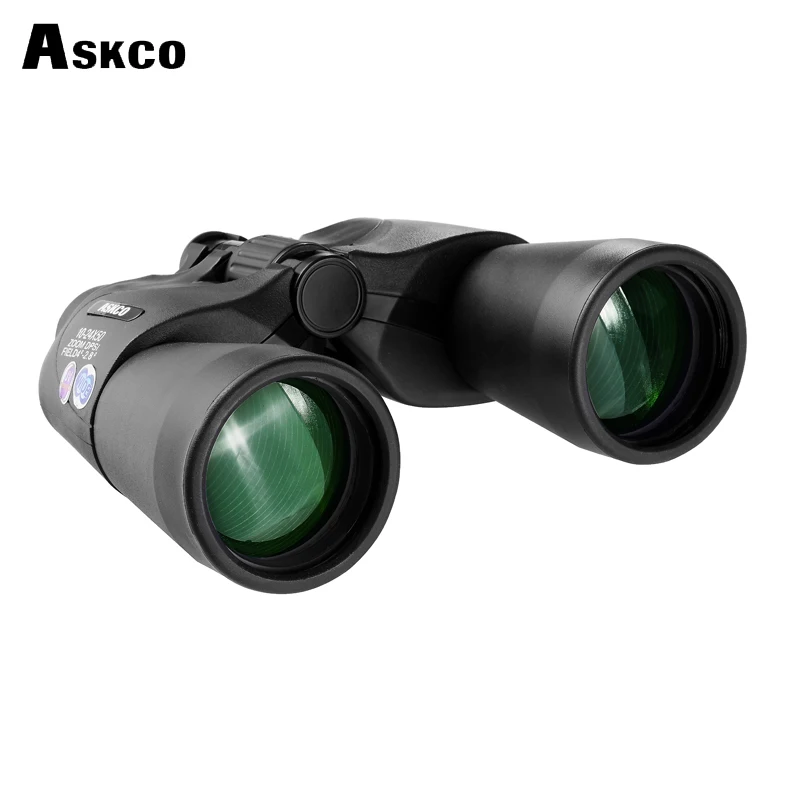 Бинокль Askco 10 24X50 мощный охотничий телескоп с непрерывным увеличением