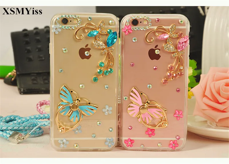 Чехол XSMYiss для Huawei P8 P9 P10 P20 P30 PLUS LiTE Mate10 20 Pro Lite блестящий чехол с кольцом подставкой