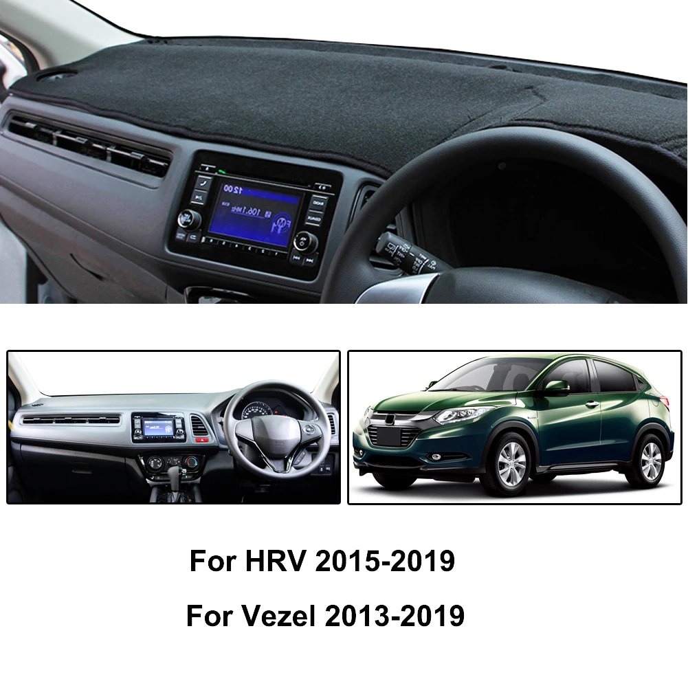Коврик для приборной панели Honda аксессуары автомобиля HRV VEZEL 2014 2015 2016 2017 2018 2019 |