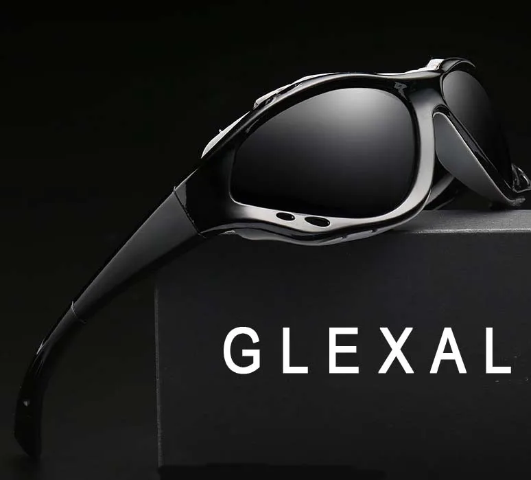 Glexal модные новые мужские тонированные очки для вождения поляризационные горного