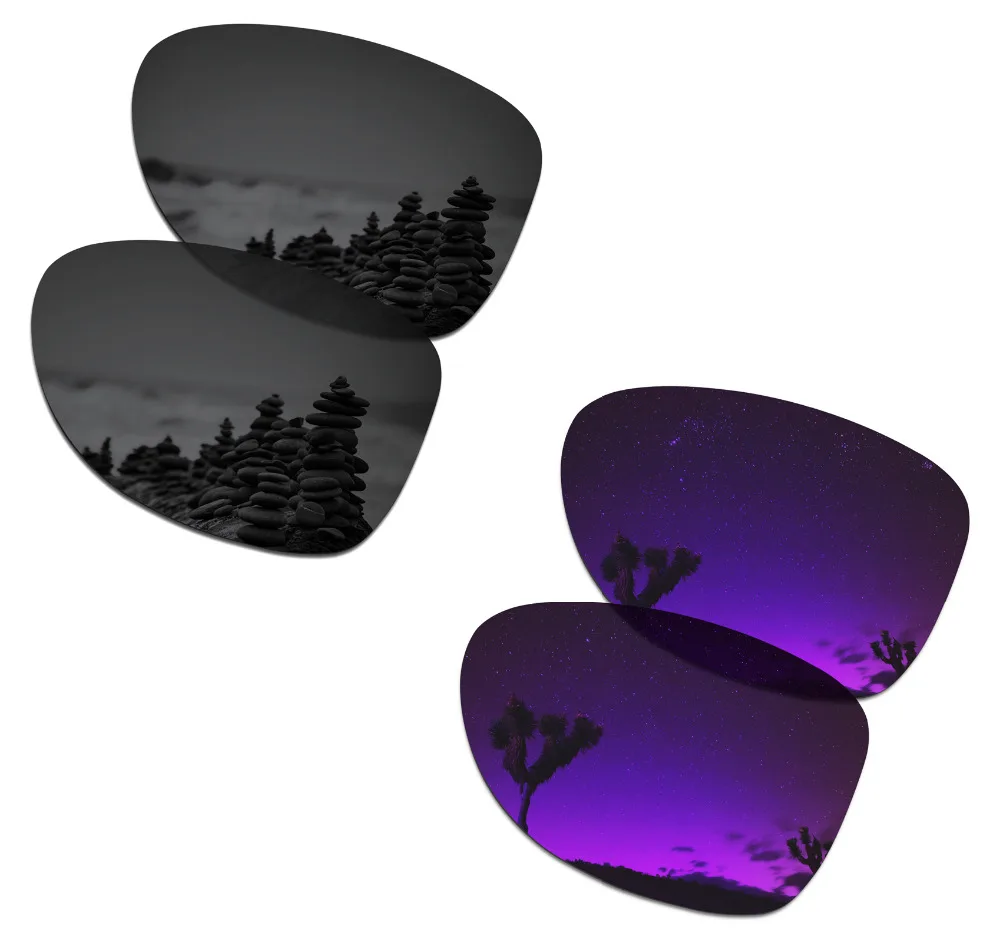 2 пары поляризованных солнцезащитных очков SmartVLT Сменные линзы для Oakley Dispatch Stealth