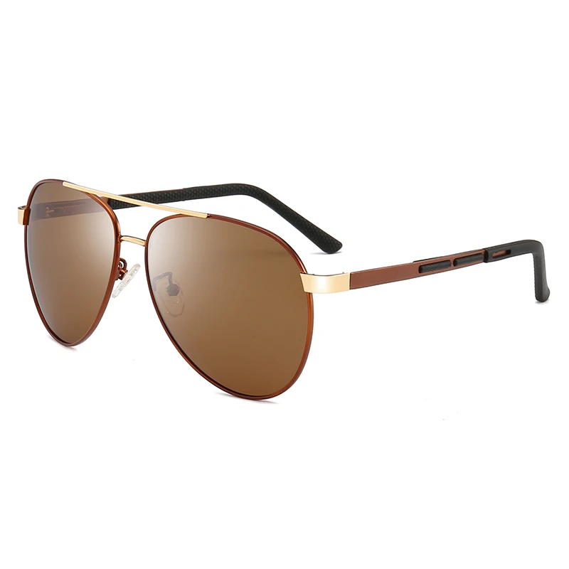 Модные Ретро поляризационные солнцезащитные очки для мужчин стиль оправа из