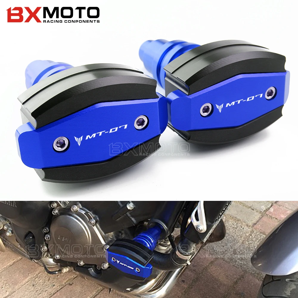 Слайдер рамы мотоцикла для Yamaha MT 07 MT07 2015 2019 CNC левый и подвижный слайдеры