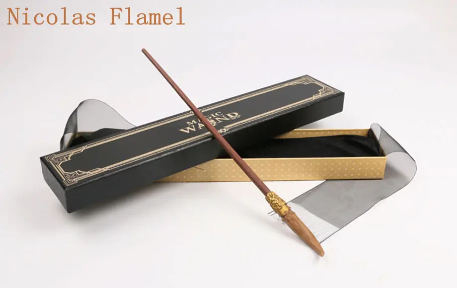 Металлический сердечник Harri Wand COS Skender Abernathy Spielman Leta Lestrange волшебная палочка/элегантная лента на палочке подарочная коробка