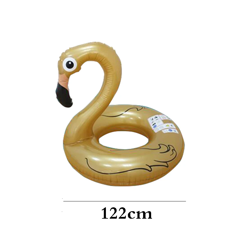 122 см Глод надувной фламинго Игрушечные лошадки бассейна взрослых Круги для