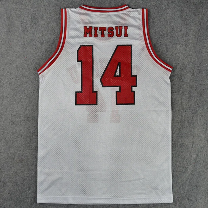 SLAM DUNK костюм для косплея Shohoku номер 14 Hisashi Mitsui без рукавов баскетбольная майка