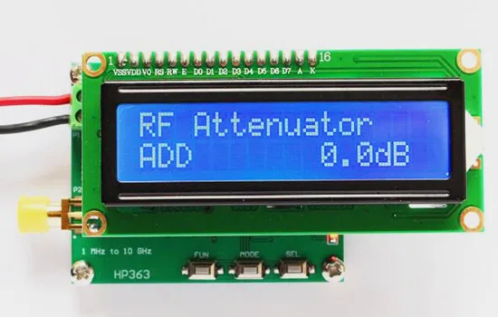 

Free Shipping!!! RF power meter / power meter 1MHz ~ 10GHz -50 ~ 0dBm can set the RF power attenuation value