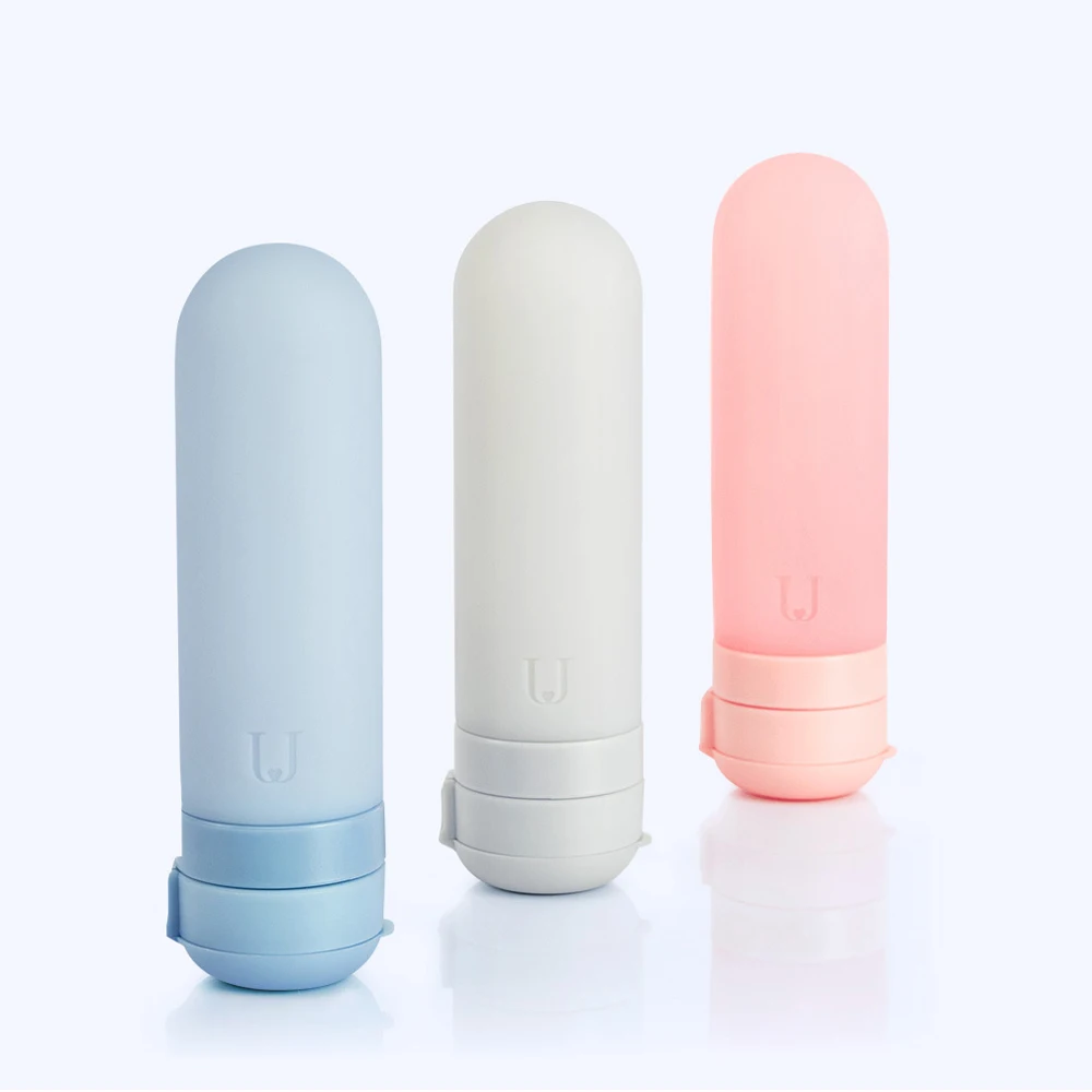 Оригинальный набор силиконовых бутылок Xiaomi Youpin U для путешествий портативная
