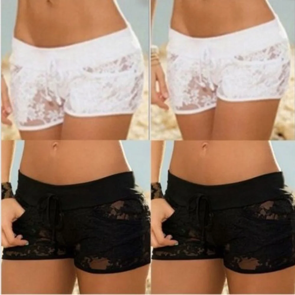 Women Ladies Sexy Mesh Lace Shorts Panties 2019 Summer Beachwear Strappy bragas Underwear Lingerie Panty Knickers femme Briefs |