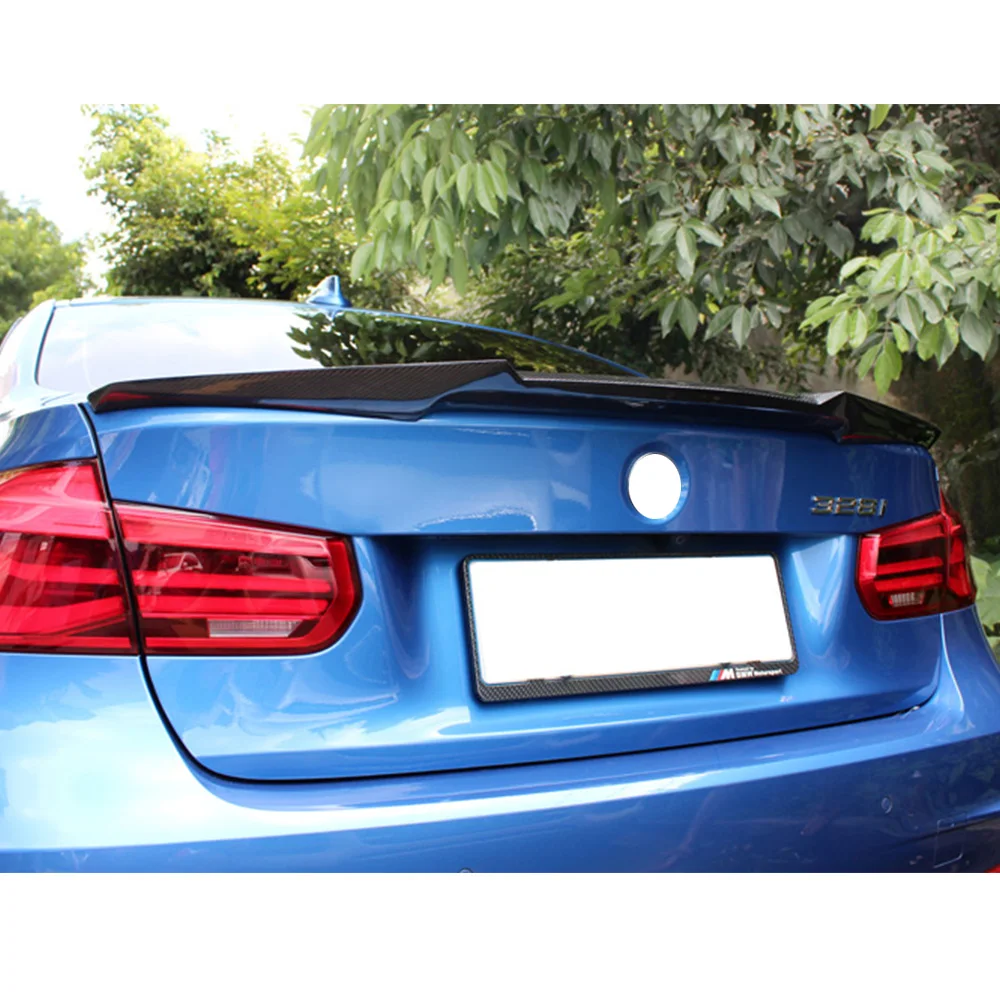 V образный спойлер для заднего багажника из углеродного волокна BMW F30 3 серии и F80 M3