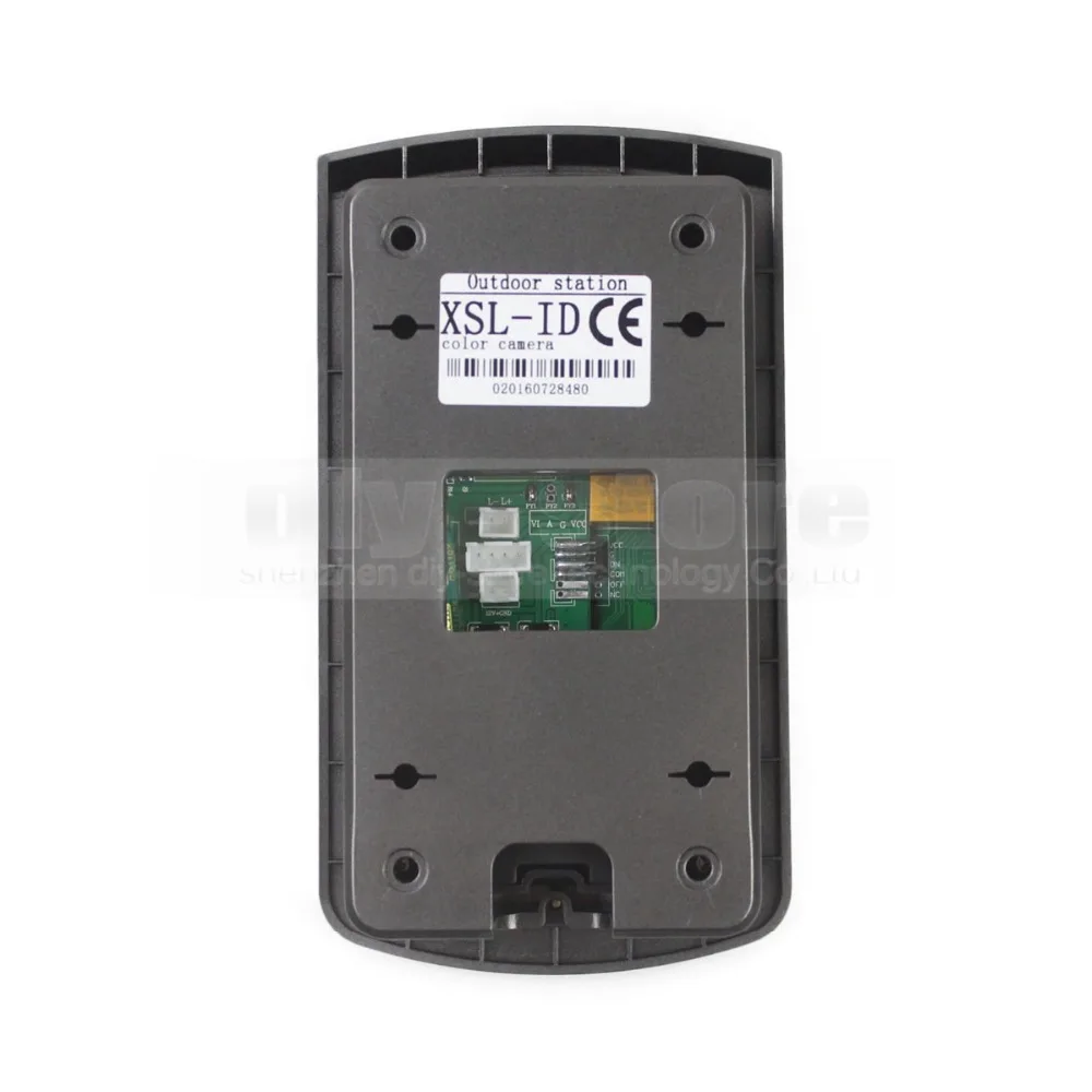 Видеодомофон DIYSECUR 7 дюймовый светодиодный ночное видение RFID разблокировка