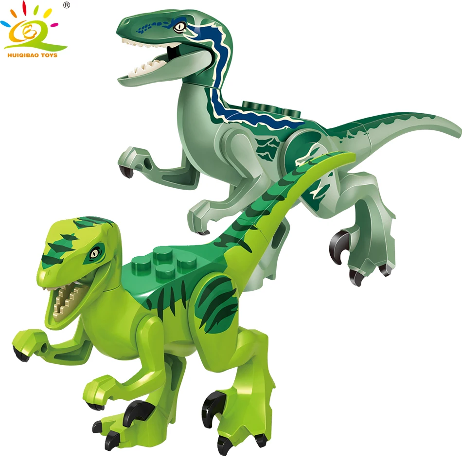 8pcs/set Jurassic World Figures Tyrannosaurus Rex Carnotaurus Interbreed Dinosaur Park Building Blocks bricks toys for children | Игрушки и