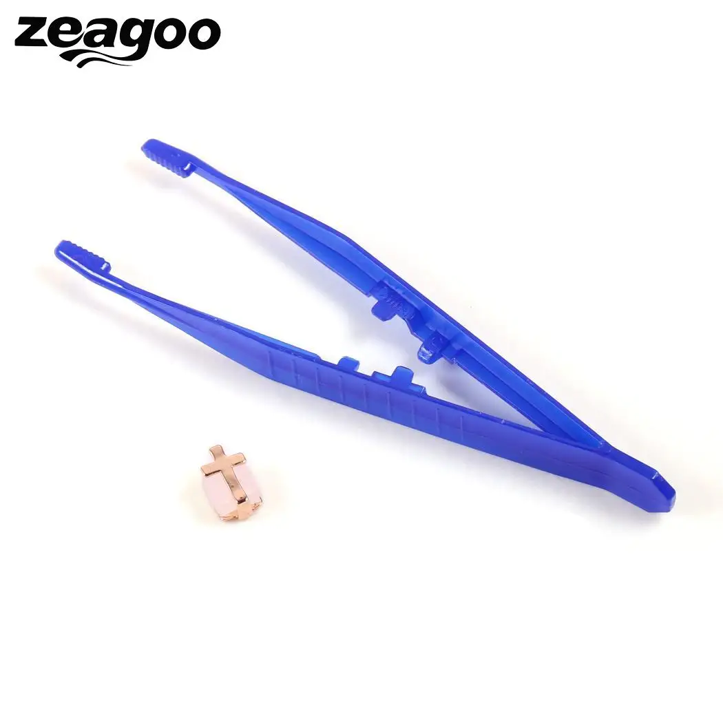 Zeagoo 4 цвета хип хоп крест зубные брекеты универсальные формы для украшений
