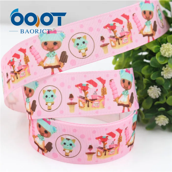 2 OOOT BAORJCT 174299 25 мм 10 ярдов/лот Мультфильм Ленты Термотрансферная печать grosgrain Свадебные аксессуары материал "сделай сам" - Цвет: 2