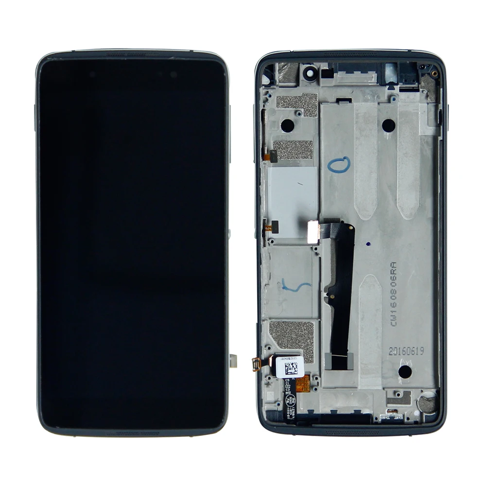 Полный ЖК дисплей + дигитайзер сенсорного экрана рамка в сборе для Alcatel One Touch Idol 4
