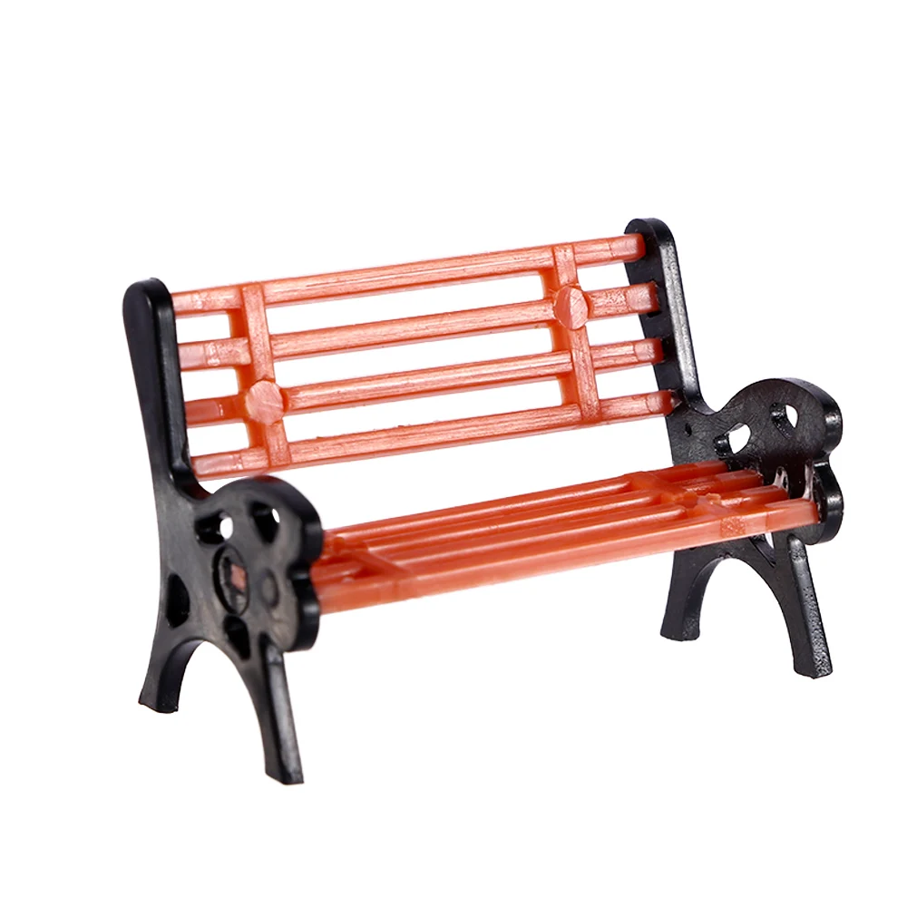 Мини садовое украшение миниатюрное скамейка для парка DIY домашний декор модель