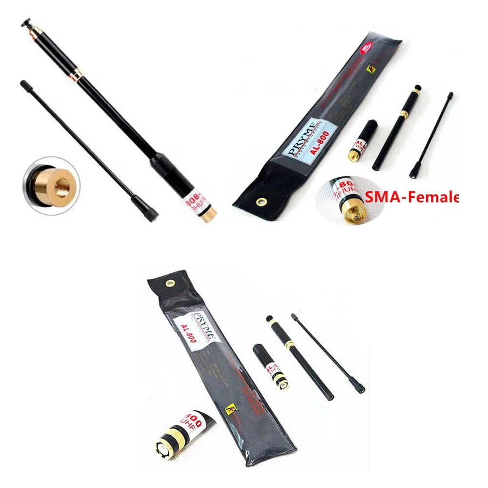 1 шт. AL-800 SMA Male/SMA/BNC штекер с высоким коэффициентом усиления Dual Band Выдвижная