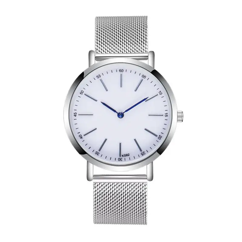 Мужские часы 2019 ультра тонкие с пряжкой и застежкой из нержавеющей стали