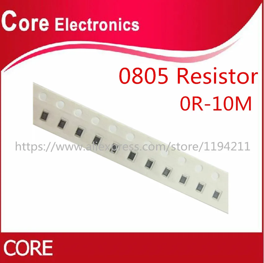 5000 шт. 0805 SMD 1/4 Вт 0R ~ 10 м чип резистор 0 10R 100R 220R 330R 470R 1K 4 7 K 10K 47K 100K 100 330 470 ohm|Резисторы| |