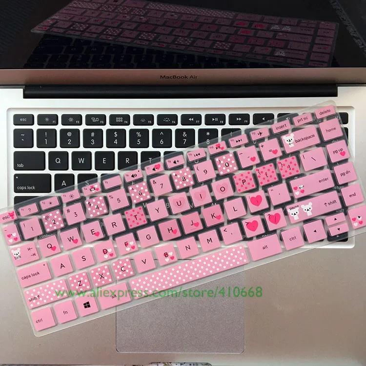 Силиконовый защитный чехол для клавиатуры ноутбука HP Pavilion x360 14 дюймов 14M BA011DX BA013DX