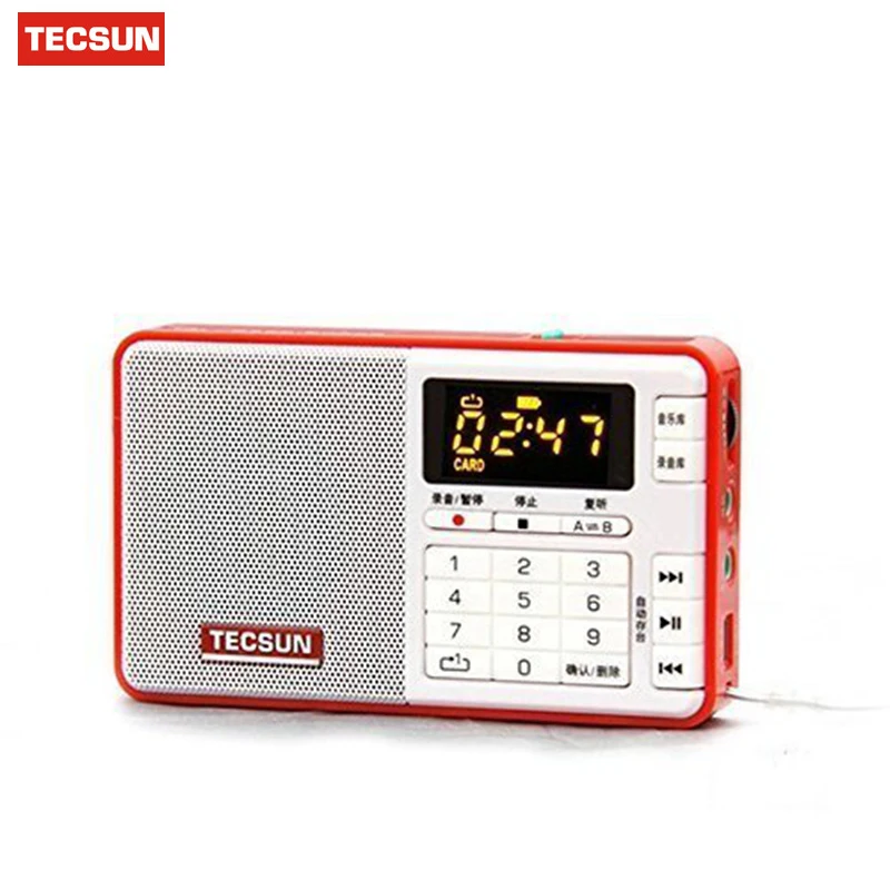 Оригинальных Tecsun Q3 FM стерео Радио с rec Регистраторы TF карты MP3-плееры USB Динамик fm Радио