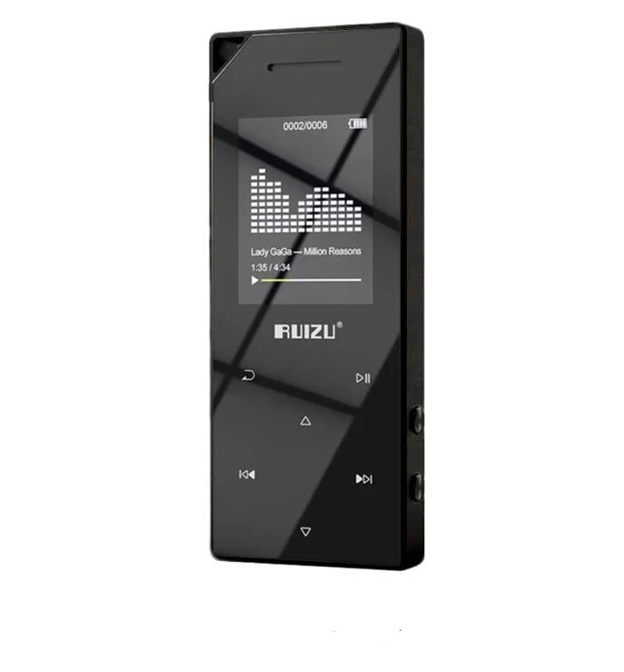 Новейший руизу D05 Bluetooth MP4 Музыкальный Плеер 1 8 дюймов сенсорный экран Аудио плеер